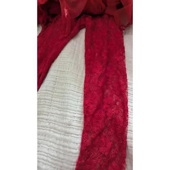 Chasing Fireflies Sweet Devil Costume Sequin Lace Leggings Dress Cosplay - Picture 11 of 12